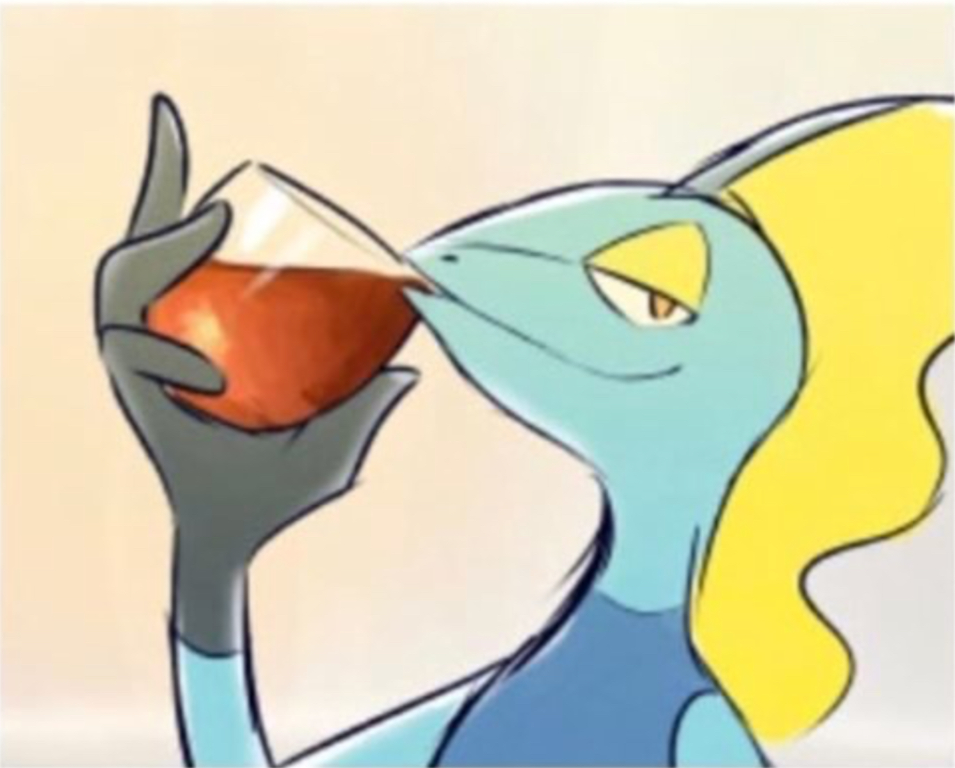 High Quality Inteleon but that’s none of my business Blank Meme Template