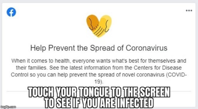 Coronavirus Test | image tagged in coronavirus | made w/ Imgflip meme maker