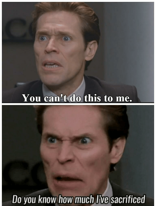 Williem Dafoe Blank Meme Template