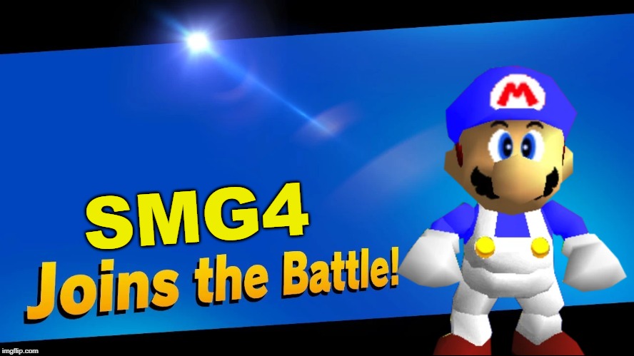 Spagetti! | SMG4 | image tagged in blank joins the battle,super smash bros,smg4 | made w/ Imgflip meme maker