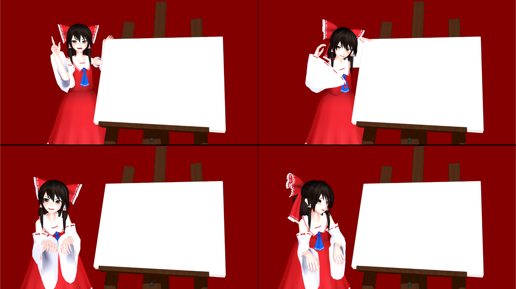 High Quality Reimu's Plan Blank Meme Template