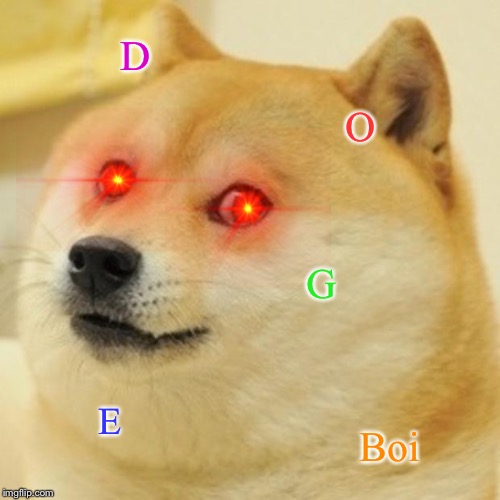 Doge | D; O; G; E; Boi | image tagged in memes,doge | made w/ Imgflip meme maker