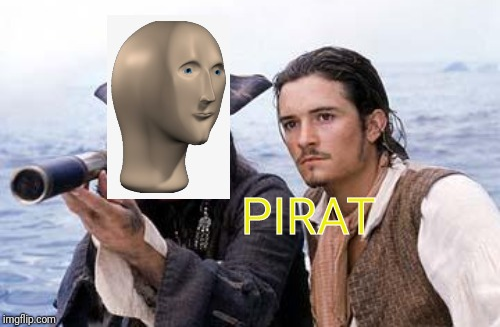 High Quality pirat meme man Blank Meme Template