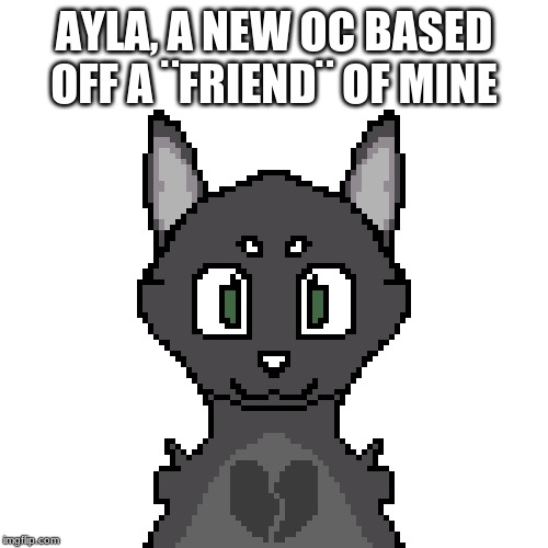 AYLA, A NEW OC BASED OFF A ¨FRIEND¨ OF MINE | made w/ Imgflip meme maker