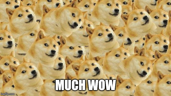 Multi Doge Meme | MUCH WOW | image tagged in memes,multi doge | made w/ Imgflip meme maker