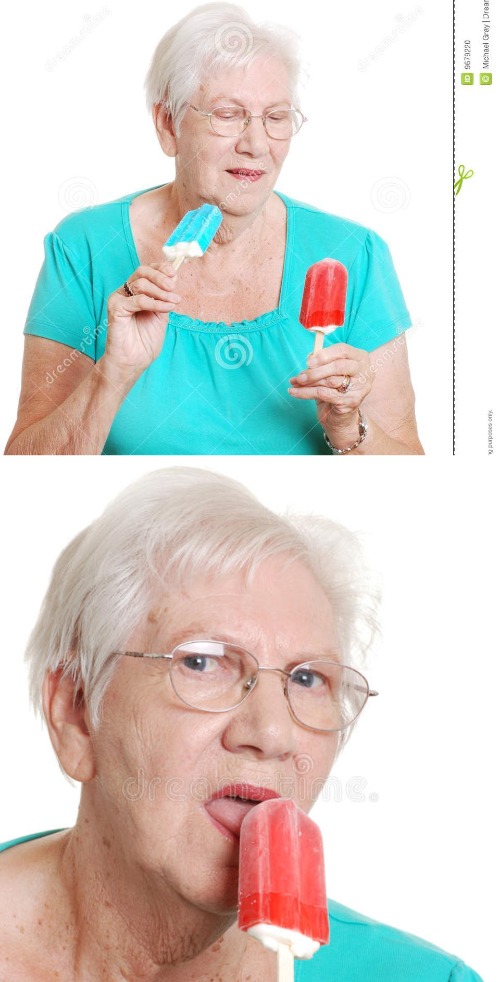 High Quality ice cream grandma Blank Meme Template