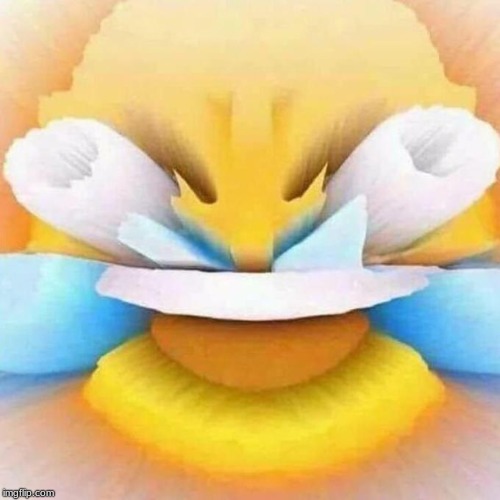 screaming laughing emoji | image tagged in screaming laughing emoji | made w/ Imgflip meme maker