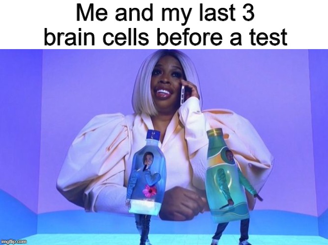 I don't even know what's going on in this picture | Me and my last 3 brain cells before a test | image tagged in lil pump and kanye west,memes,funny,school | made w/ Imgflip meme maker