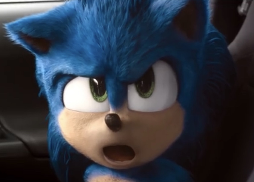 Shocked Sonic Blank Meme Template