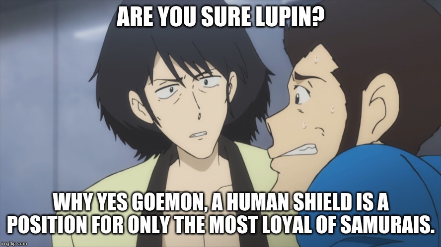 You sure lupin? - Imgflip
