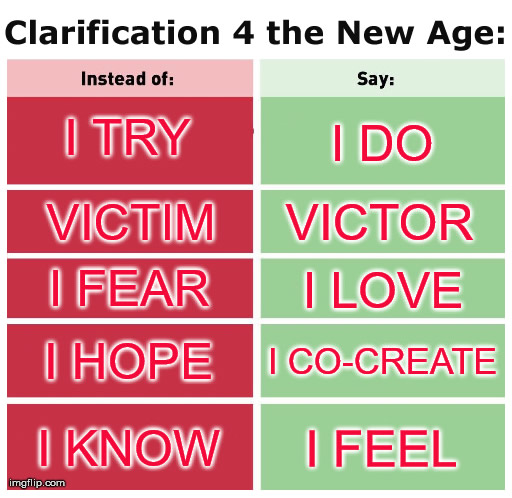 High Quality Clarification for the New Age Blank Meme Template