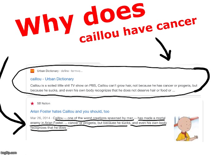 Caillou 2 Imgflip