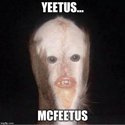 thicc dad | YEETUS... MCFEETUS | image tagged in yeet | made w/ Imgflip meme maker