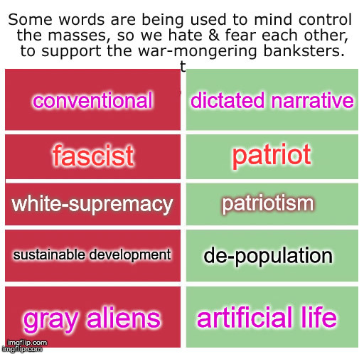 mindcontrol words, misconceptions | image tagged in mindcontrol words misconceptions | made w/ Imgflip meme maker
