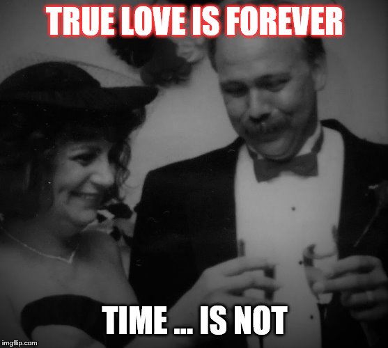 TRUE LOVE IS FOREVER; TIME ... IS NOT | image tagged in true love,time | made w/ Imgflip meme maker