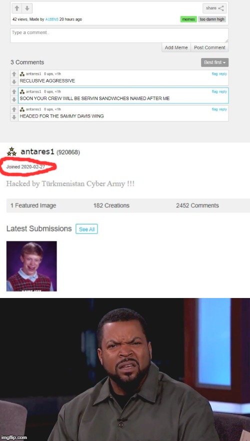 Almost 1 million points in a day, WTF | image tagged in really ice cube,antares1 | made w/ Imgflip meme maker
