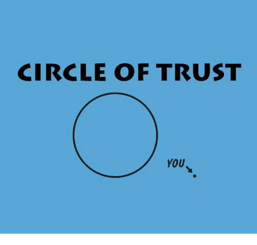 circle of trust Blank Meme Template