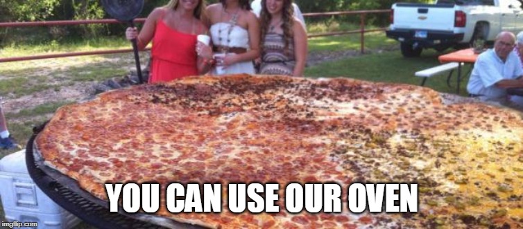 YOU CAN USE OUR OVEN | made w/ Imgflip meme maker