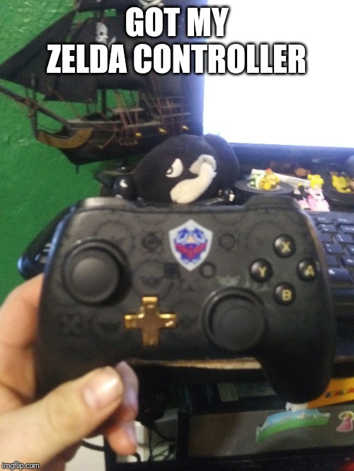 GOT MY ZELDA CONTROLLER | made w/ Imgflip meme maker