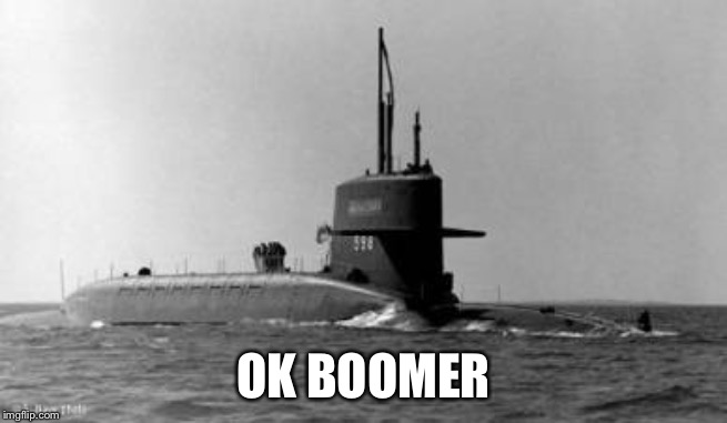 U.S.S. George Washington | OK BOOMER | image tagged in uss george washington | made w/ Imgflip meme maker