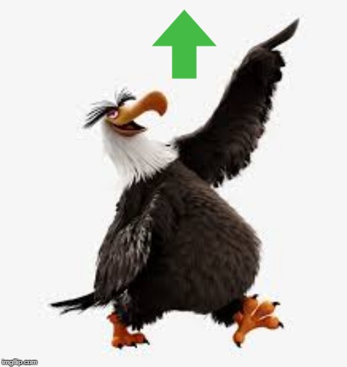 angry birds eagle | image tagged in angry birds eagle | made w/ Imgflip meme maker