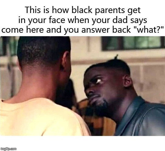 black parents meme