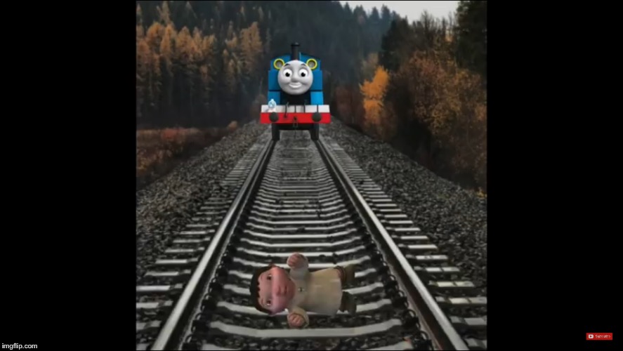 Thomas has never seen such crap before | image tagged in thomas the tank engine | made w/ Imgflip meme maker