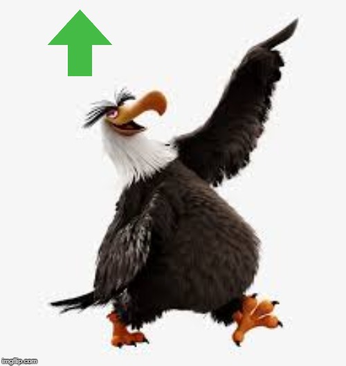 angry birds eagle | image tagged in angry birds eagle | made w/ Imgflip meme maker