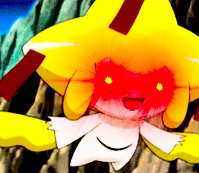 Jirachi is upset Blank Meme Template