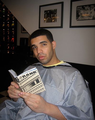 Drake reading book Blank Meme Template