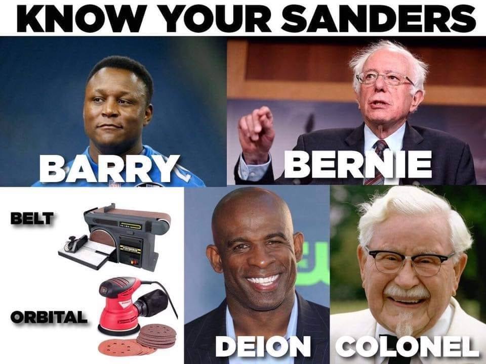 Know your Sanders Blank Meme Template