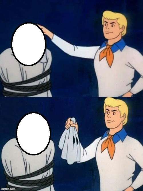 scooby doo fred mask blank Memes - Imgflip.