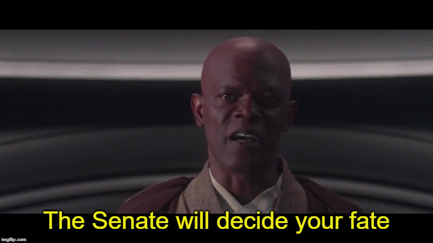 The Senate will decide your fate | made w/ Imgflip meme maker
