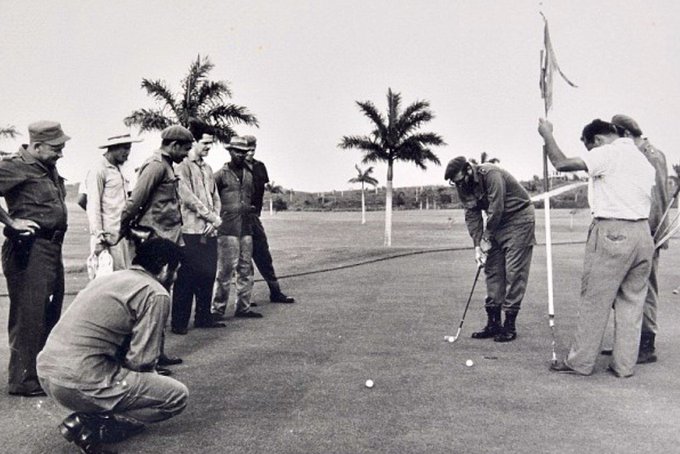 castro and che golf Blank Meme Template