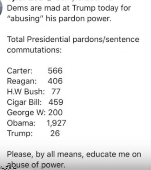 dems ignore Obama facts again | image tagged in obama,president trump,pardon,democrats | made w/ Imgflip meme maker