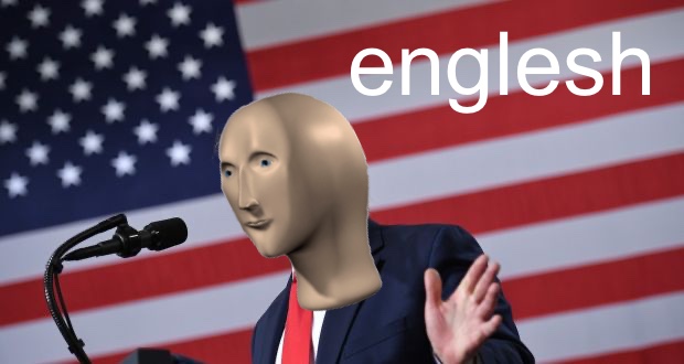 Englesh Blank Meme Template