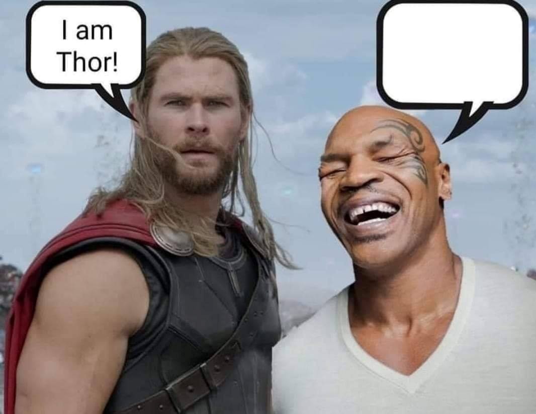 High Quality I am Thor! Blank Meme Template