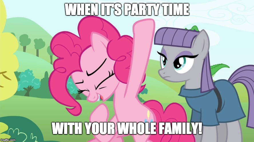 My grandpa's birthday is soon! It's time to party | WHEN IT'S PARTY TIME; WITH YOUR WHOLE FAMILY! | image tagged in another picture from,memes,birthday,party | made w/ Imgflip meme maker