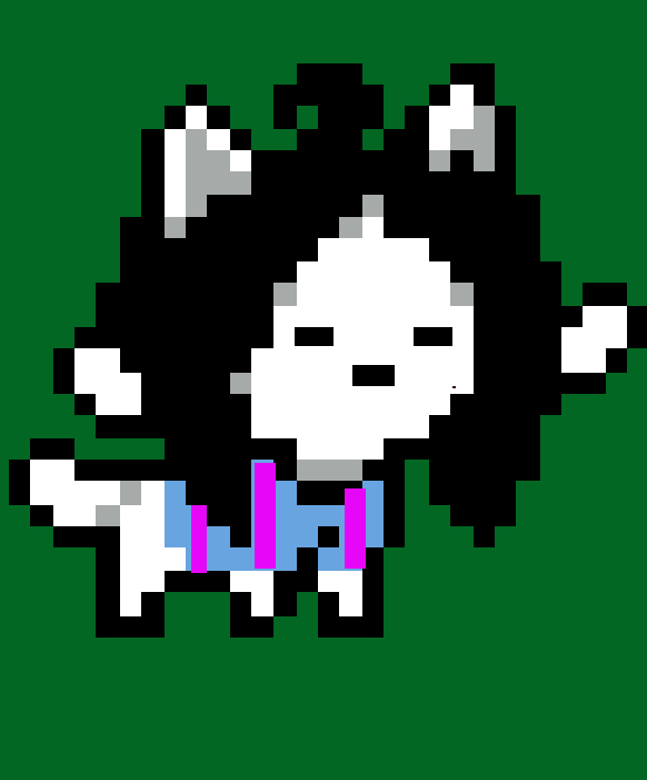 Frisk temmie by Glitter_Pillz Blank Meme Template
