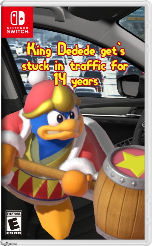 "All I wanted was to get to dat dere  supahmarket but now i'm stuck in this DEDEdarn traffic" | made w/ Imgflip meme maker