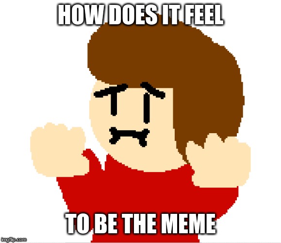 HOW DOES IT FEEL; TO BE THE MEME | image tagged in bruh moment,absoulute unit | made w/ Imgflip meme maker