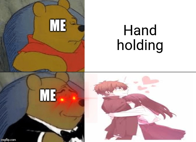 ME; Hand holding; ME | made w/ Imgflip meme maker