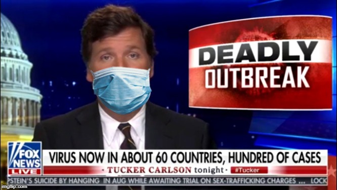 Diversity & Wokeness | image tagged in fox news,tucker carlson,coronavirus | made w/ Imgflip meme maker