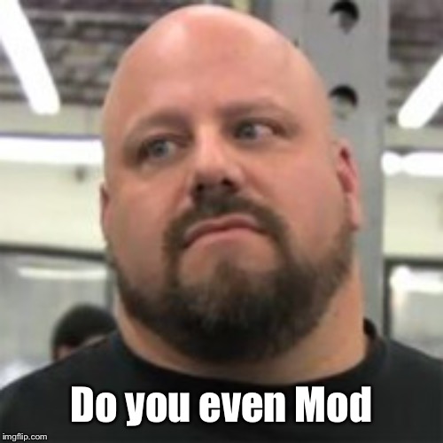 Do You Even Lift | Do you even Mod | image tagged in do you even lift | made w/ Imgflip meme maker