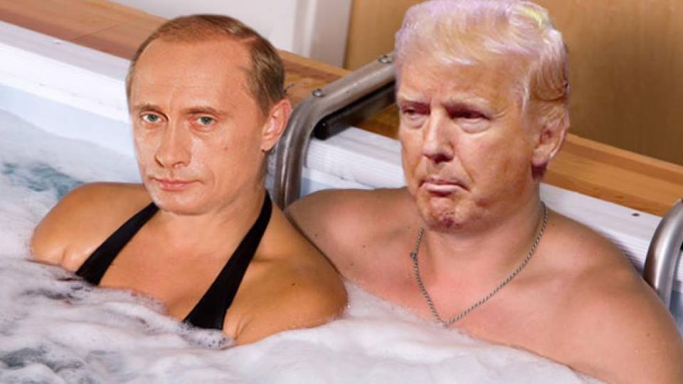 High Quality Trump Putin whirlpool Blank Meme Template