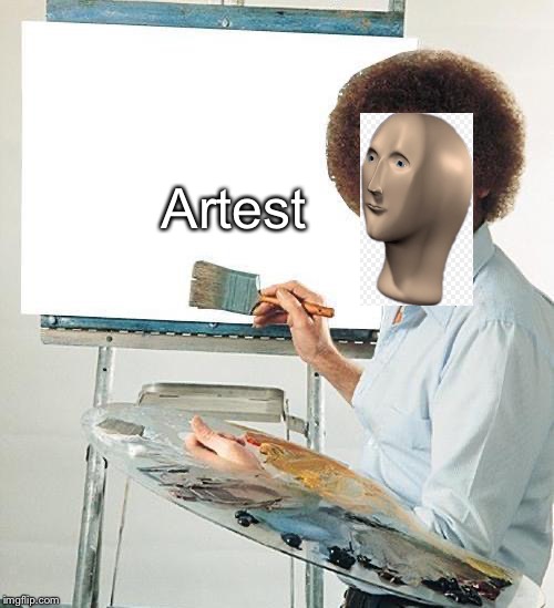 High Quality Artest Blank Meme Template