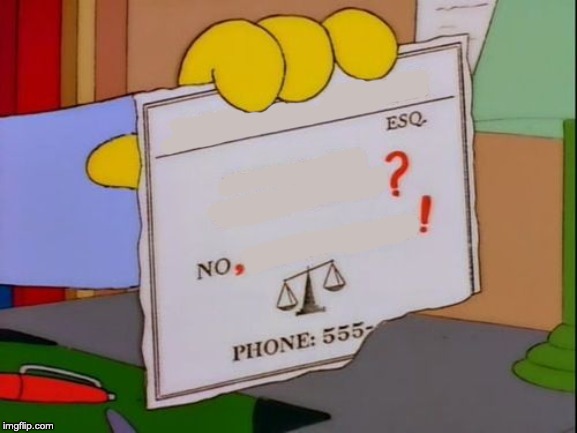 Lionel Hutz business card | image tagged in lionel hutz business card | made w/ Imgflip meme maker
