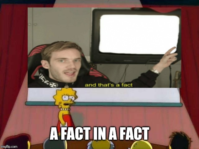 A FACT IN A FACT | made w/ Imgflip meme maker