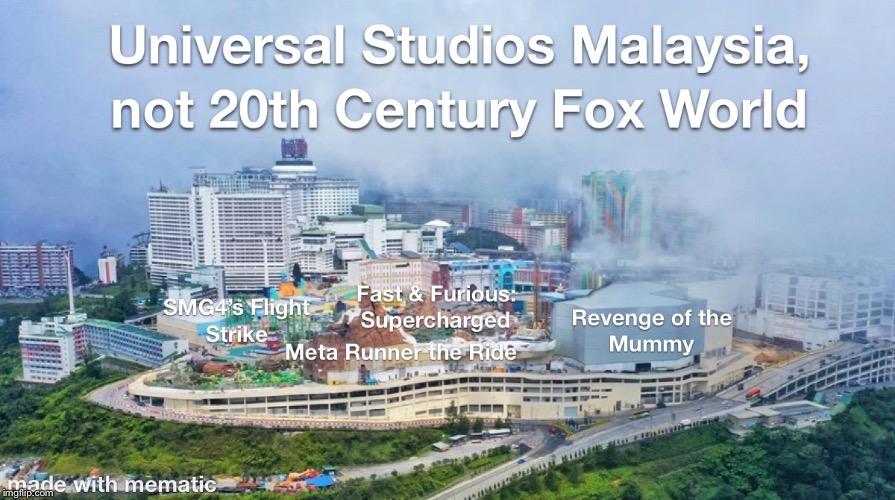 image tagged in universal studios,20th century fox,theme park | made w/ Imgflip meme maker