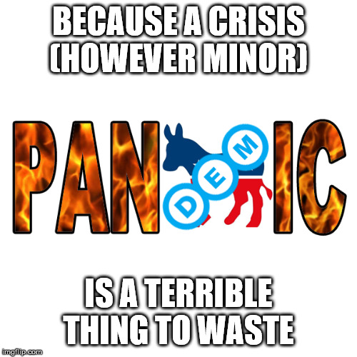 Image result for democrats panic meme